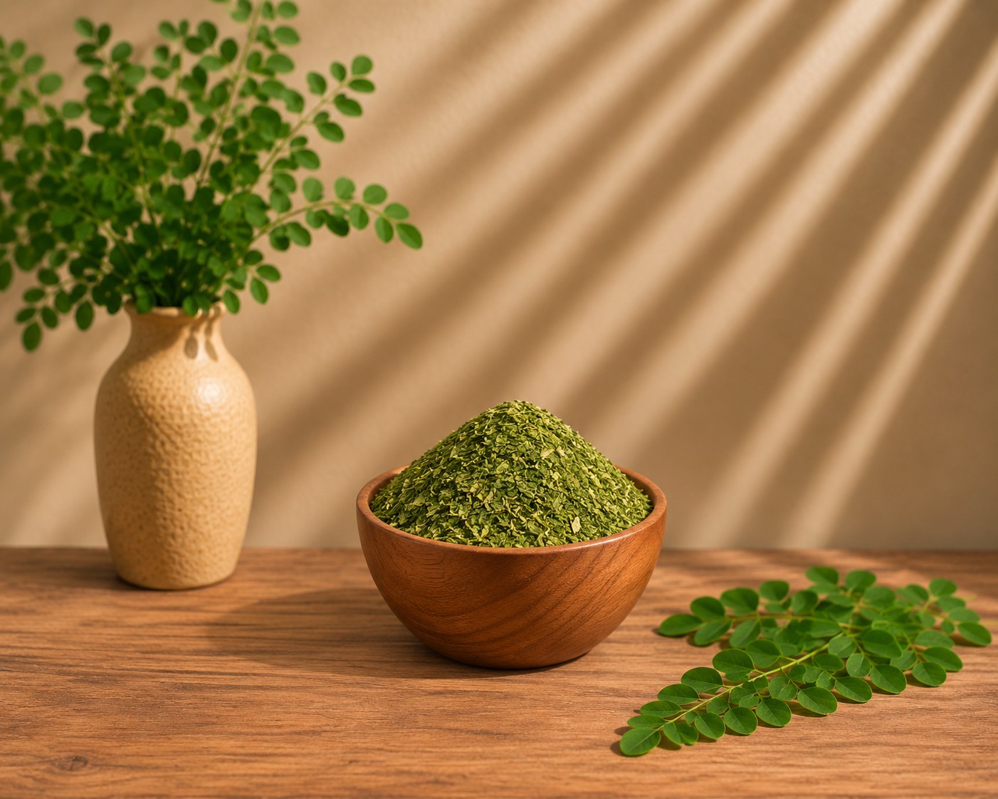Organic Moringa Cut Leaves