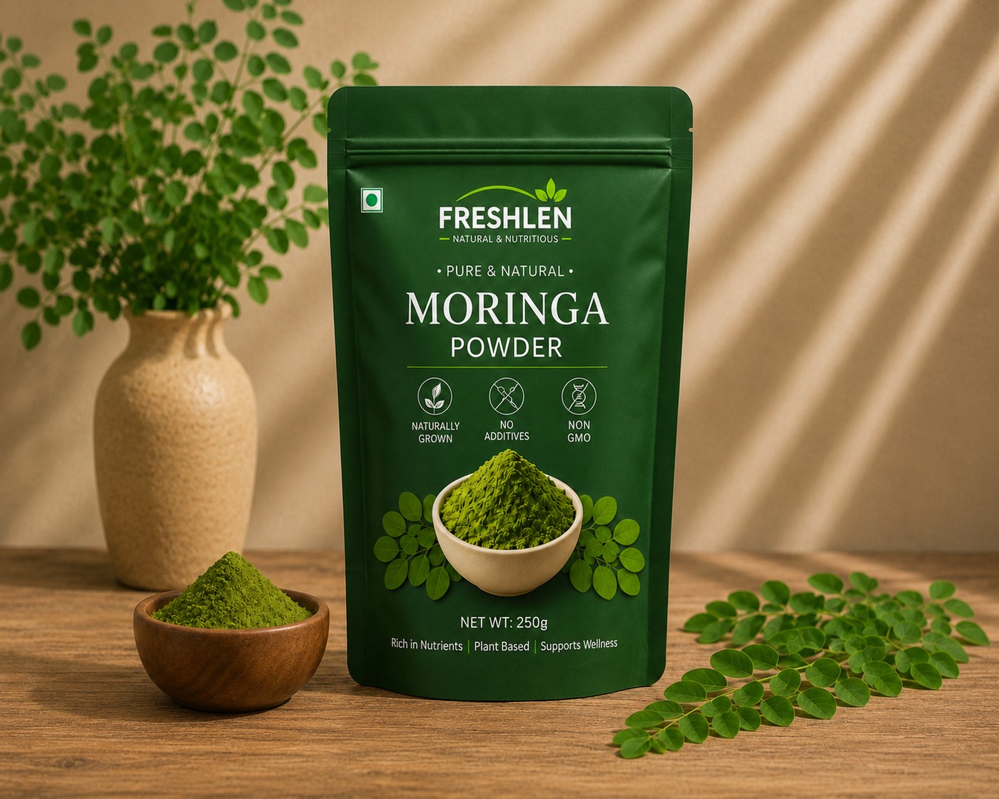 Organic Moringa Leaf Powder
